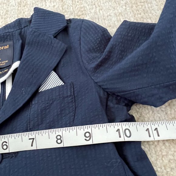 3 for $6 Mayoral Seersucker Blazer Jacket 6m Baby - Picture 6 of 7